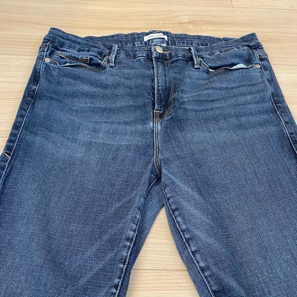 Good American Good Legs High Rise Stretch Blue 089 Jeans. Size 15/33 - Picture 11 of 13